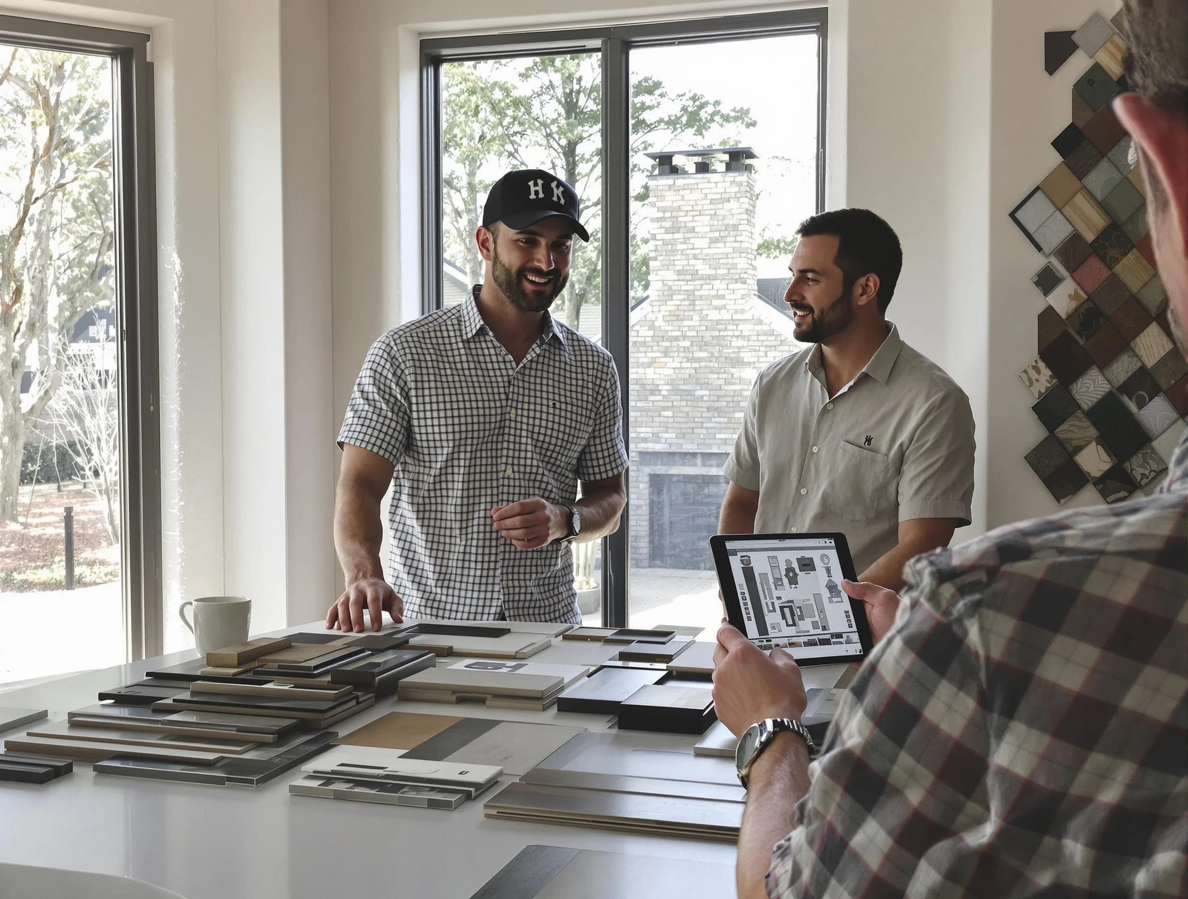 South Fulton Chimney Sweep remodeling a chimney and fireplace in South Fulton, GA