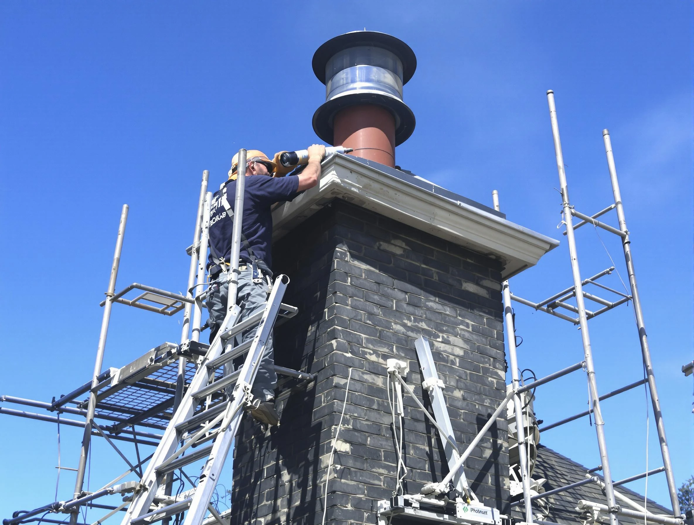 Sturdy chimney crown finished by South Fulton Chimney Sweep in South Fulton, GA