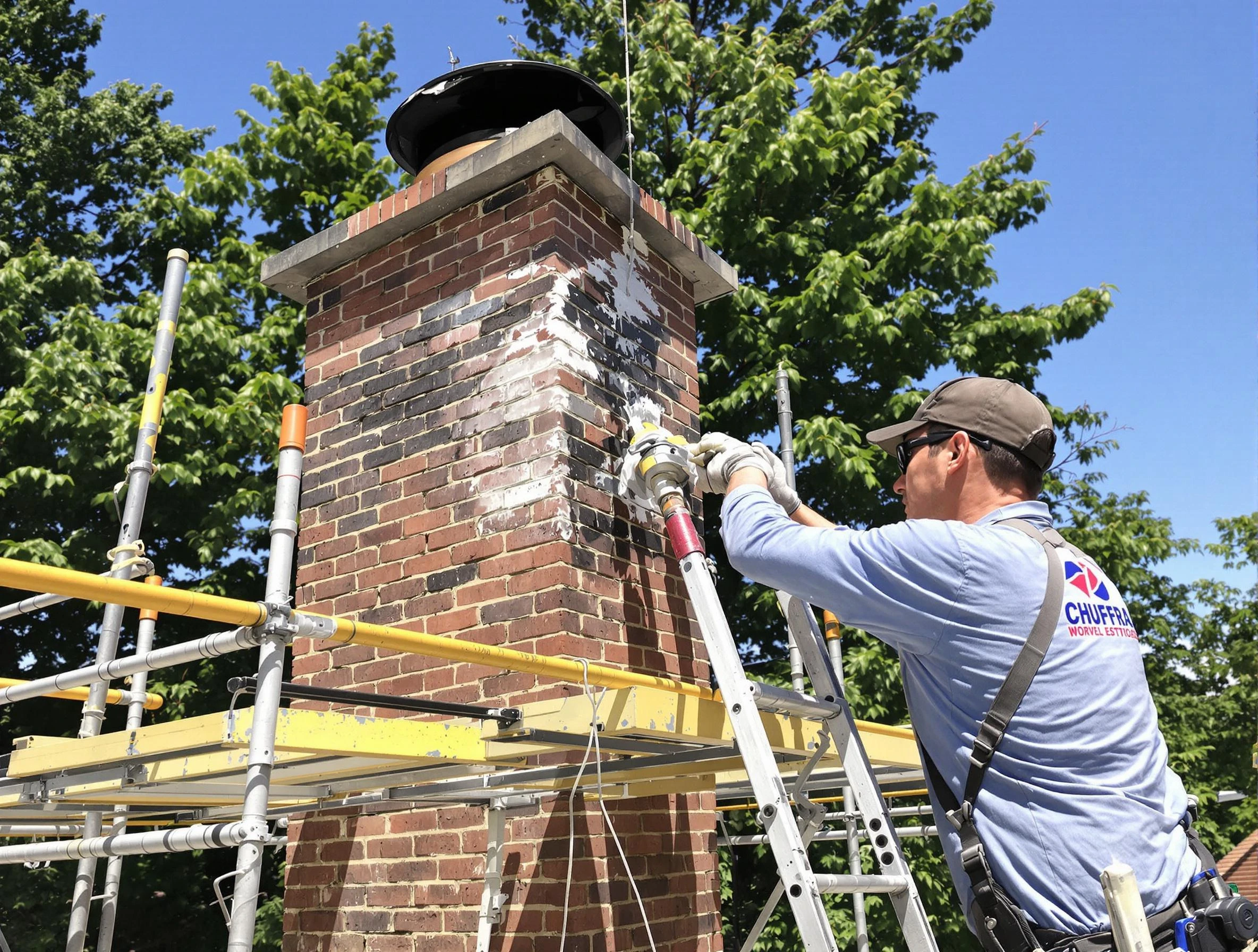 Structural chimney repair by South Fulton Chimney Sweep in South Fulton, GA